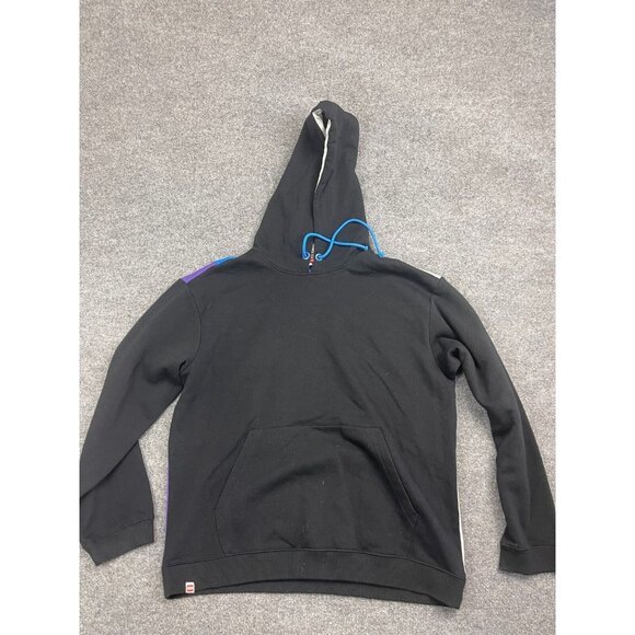 LEGO Hoodie Men's Large Black Blue White Colorblock Pullover Sweatshirt Target - Picture 1 of 6